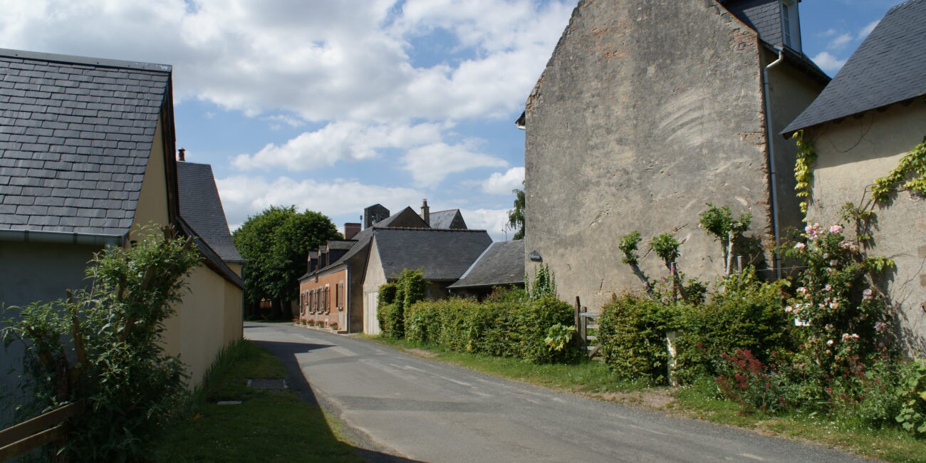 Vue extérieur de la route avant travaux