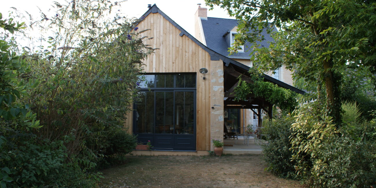 Vue du jardin après travaux