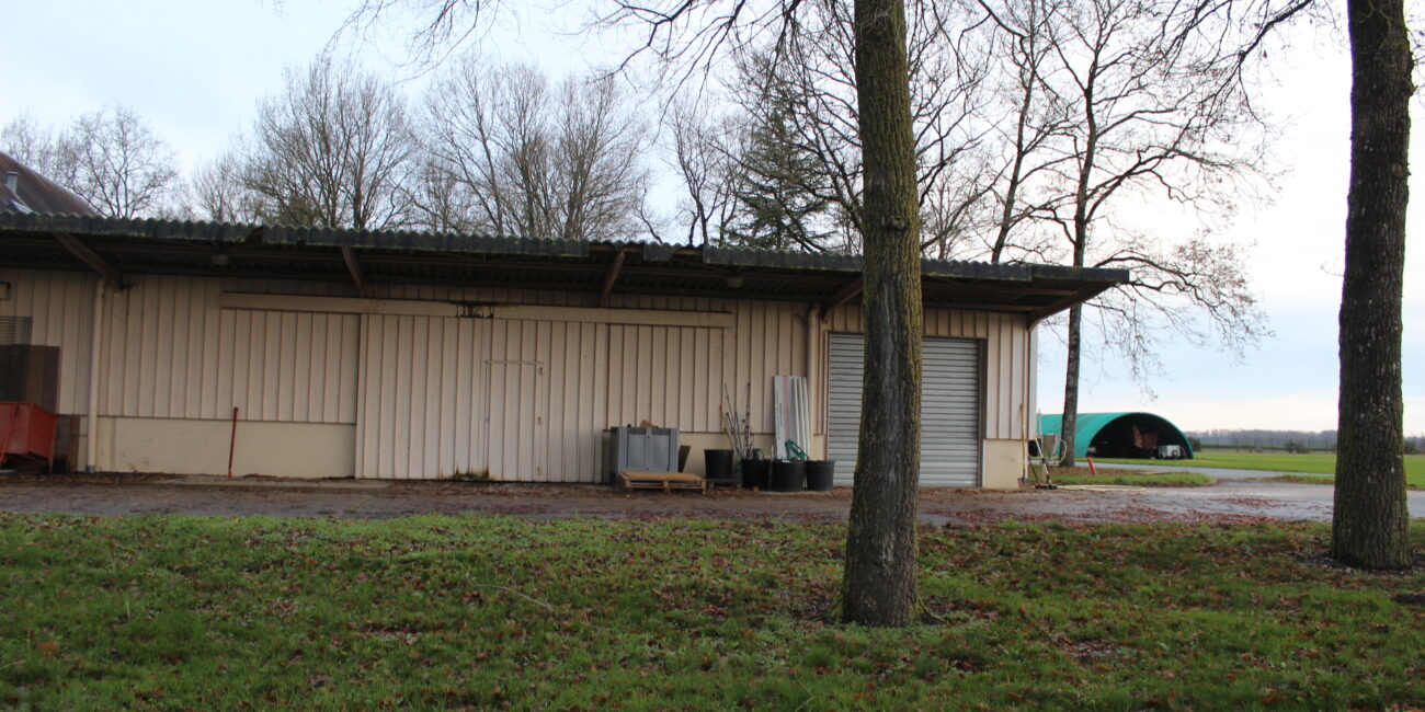 Vue extérieur de l'abri avant travaux