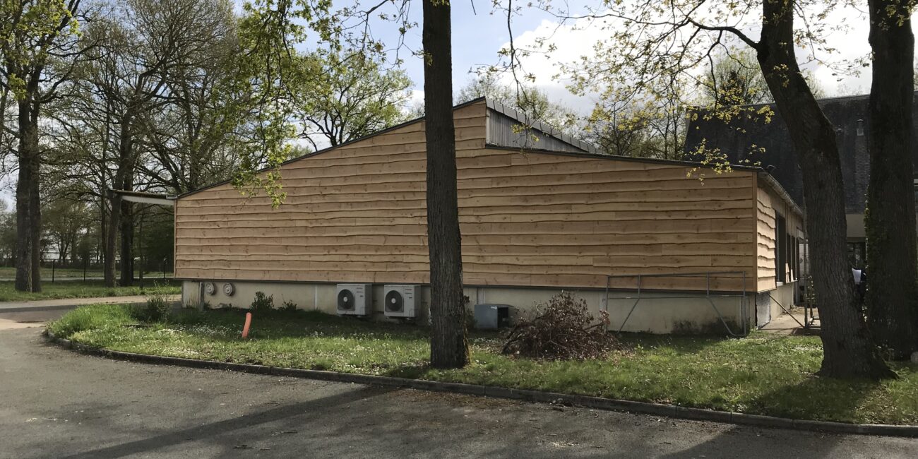 Vue extérieur du côté après travaux