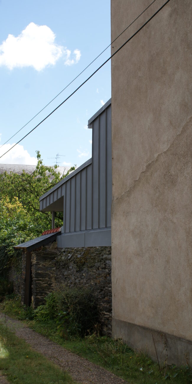 Vue extérieur du voisin après travaux