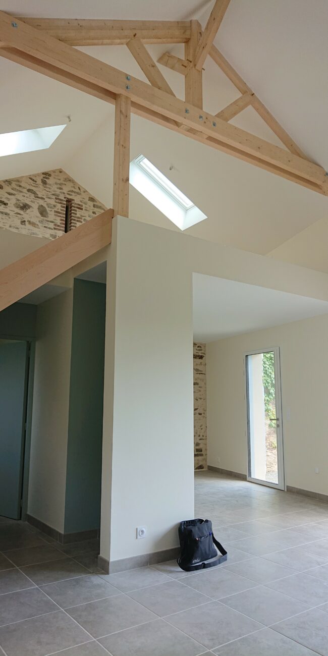 Vue intérieur habitation après travaux